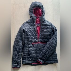 Patagonia pullover puffer jacket